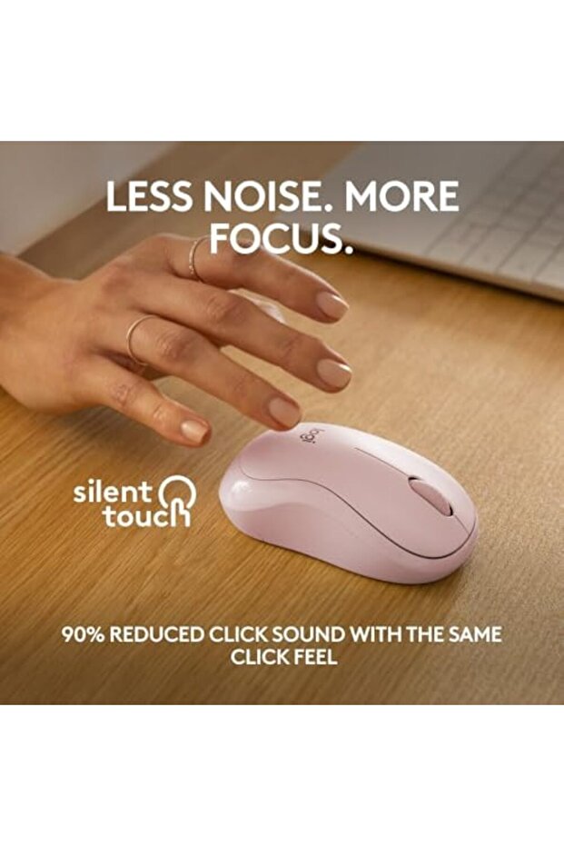 M240 Silent Bluetooth Mouse, Wireless, Compact, Portable, Smooth Tracking, 18-Month Battery - 6