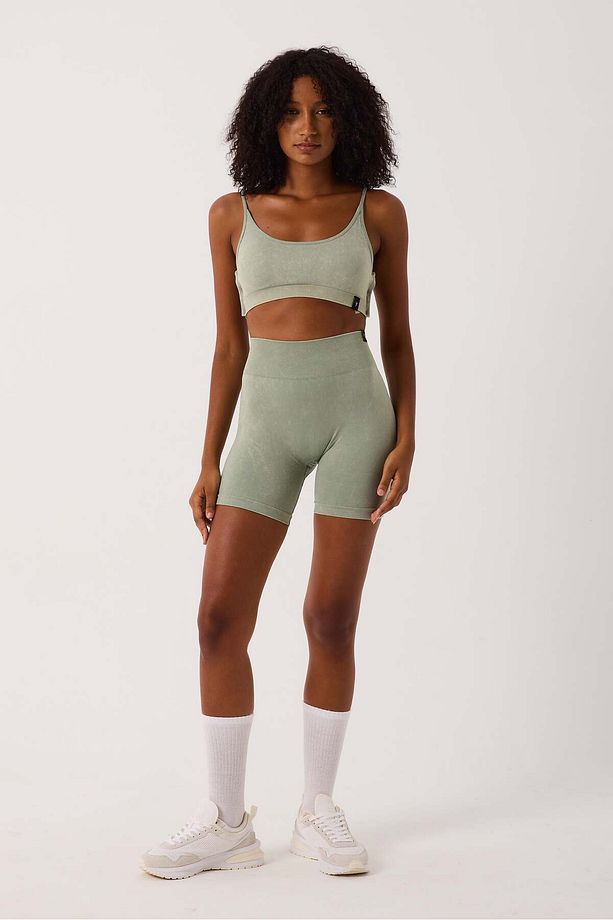 Glowfit Yüksek Bel, Toparlayıcı Seamless Şort - 2