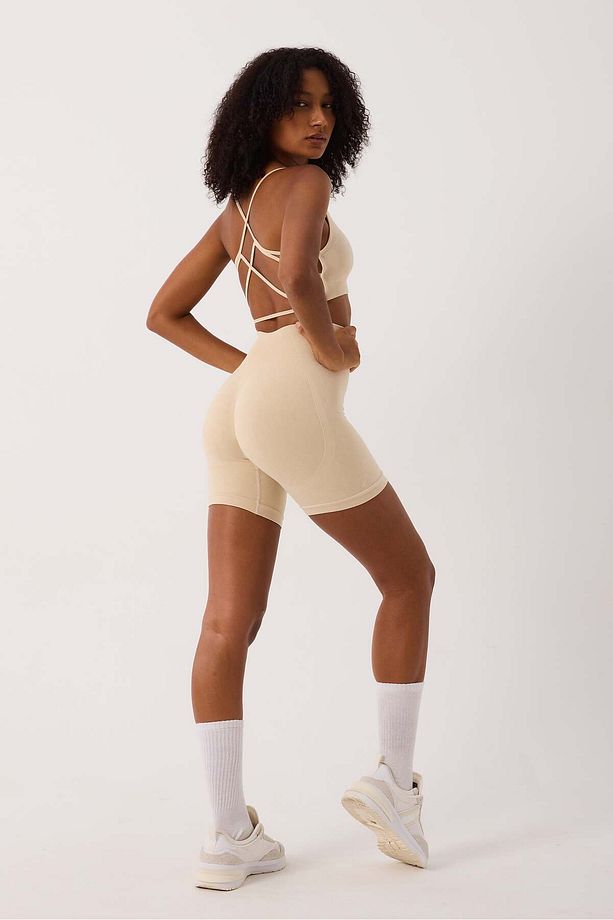 Glowfit Yüksek Bel, Toparlayıcı Seamless Şort - 4