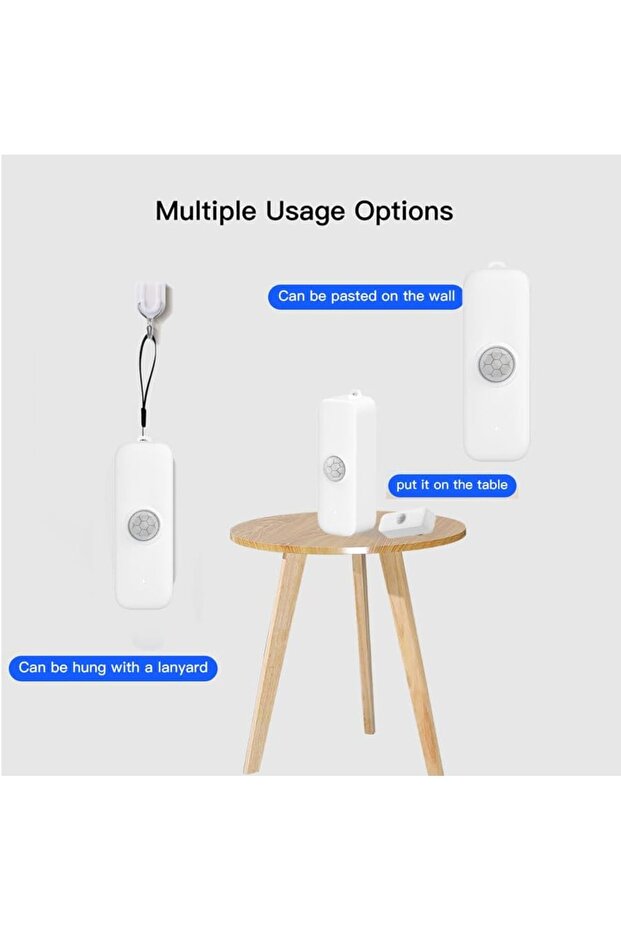 كاشف الحركة الذكي PIR Tuya Wifi مستشعر حركة الإنسان للأمن المنزلي يعمل مع Smart - 7