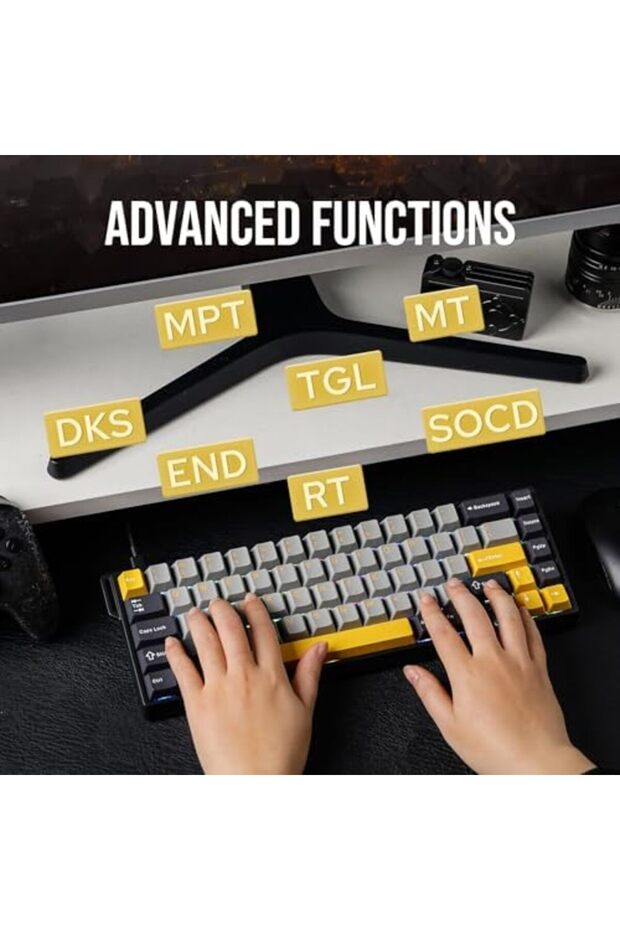 AULA WIN68 HE Magnetic Keyboard with Adjustable Actuation, Hall Effect Keyboard with 0.3ms - 6