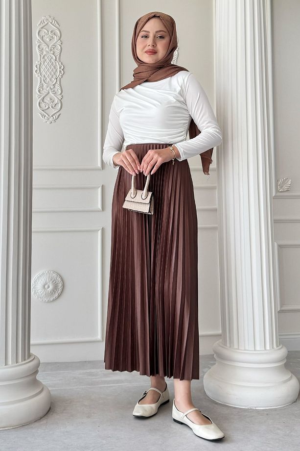 Piliseli Acı Kahve Etek - 4