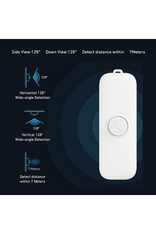 كاشف الحركة الذكي PIR Tuya Wifi مستشعر حركة الإنسان للأمن المنزلي يعمل مع Smart - 3