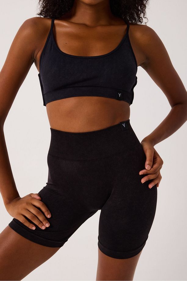 Glowfit Yüksek Bel, Toparlayıcı Seamless Şort - 1
