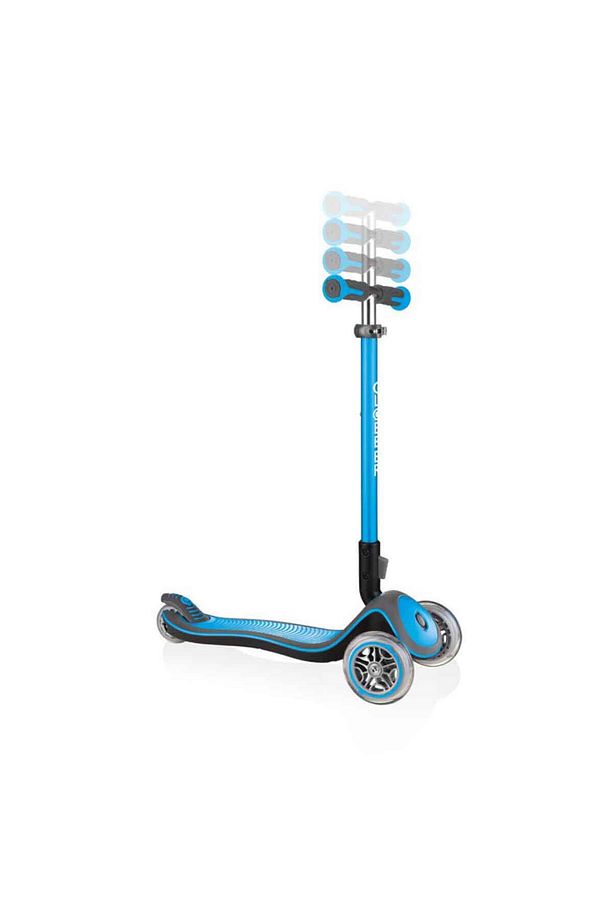 Elite Deluxe 3 Tekerlekli Katlanabilir Mavi Scooter - 5