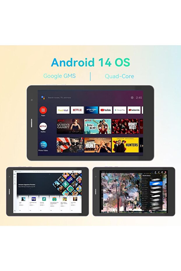 C idea 8 inch Tablet, Android 13.0 Tablet with SIM Card Slot Wifi/5G LTE 8GB RAM, 512GB ROM Storage - 9
