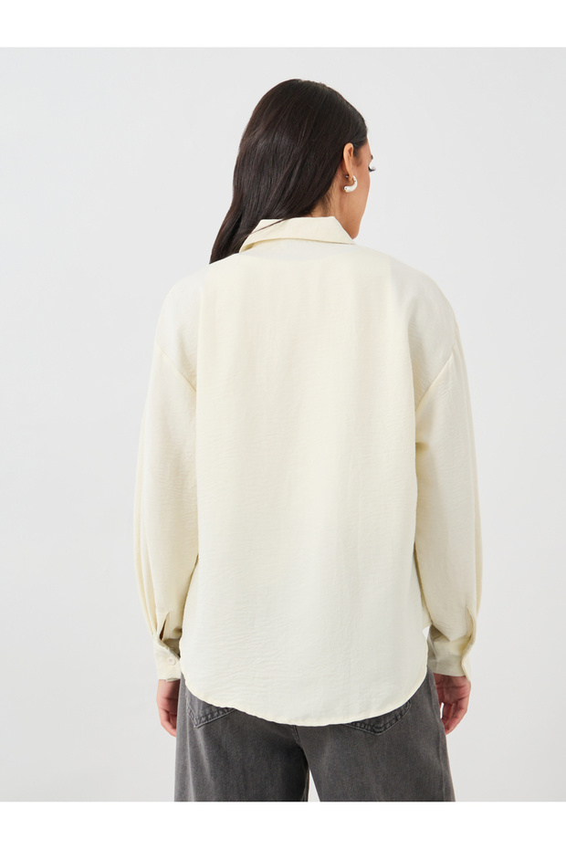 Solid Spread Collar Regular Fit Shirt - 5