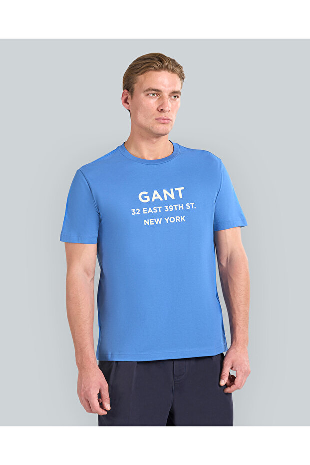 GANT SMALL GRAPHIC PRINTED T-SHIRT