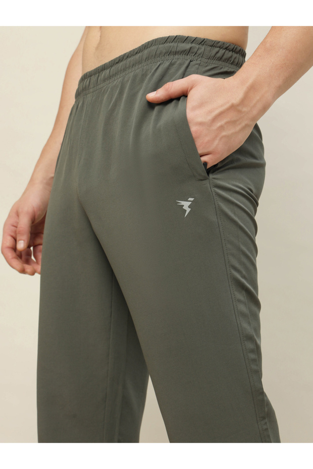 Solid Elasticated Waistband Joggers - 2