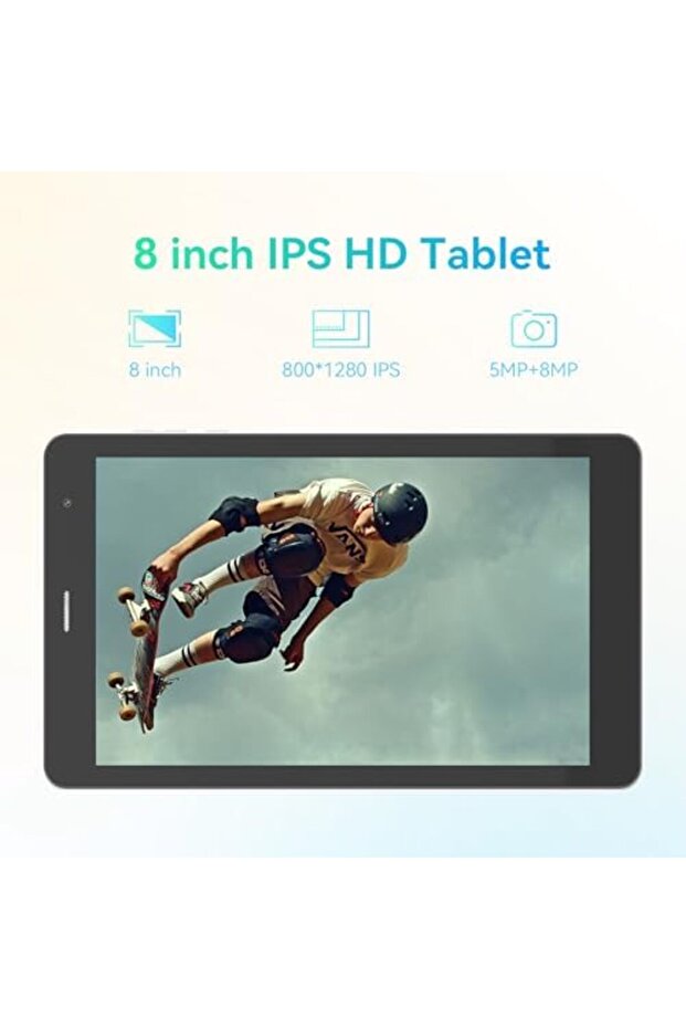 C idea 8 inch Tablet, Android 13.0 Tablet with SIM Card Slot Wifi/5G LTE 8GB RAM, 512GB ROM Storage - 4
