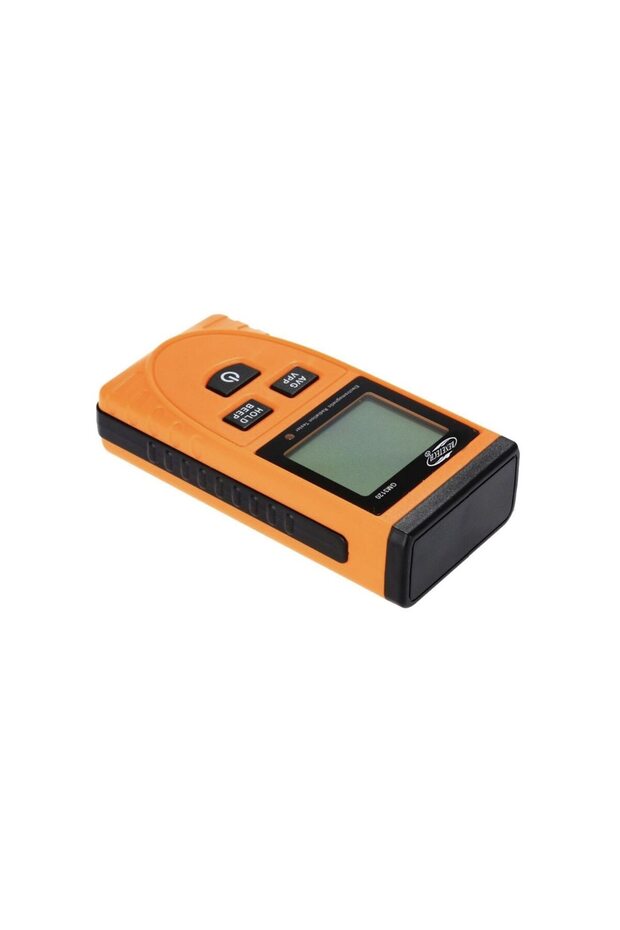 Electromagnetic Radiation Detector with LCD Display, Sound Alarm and Data Lock Button, Portable - Be - 4