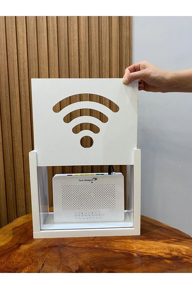 Modem Saklama Kutusu Wifi Saklama Kutusu Duvar Düzenleyici - 4