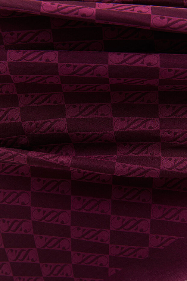 SS Logolu Monogram Eşarp - 7