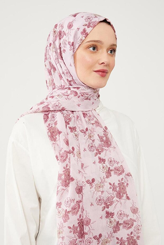 Dried Rose Relax Rose Shawl