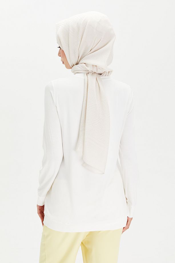 Şifon Kombinli Basic Tunik - 4