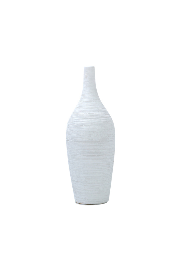 Creative Modern Simple Ceramic Wire Drawing Flower Vase Living Room Decoration