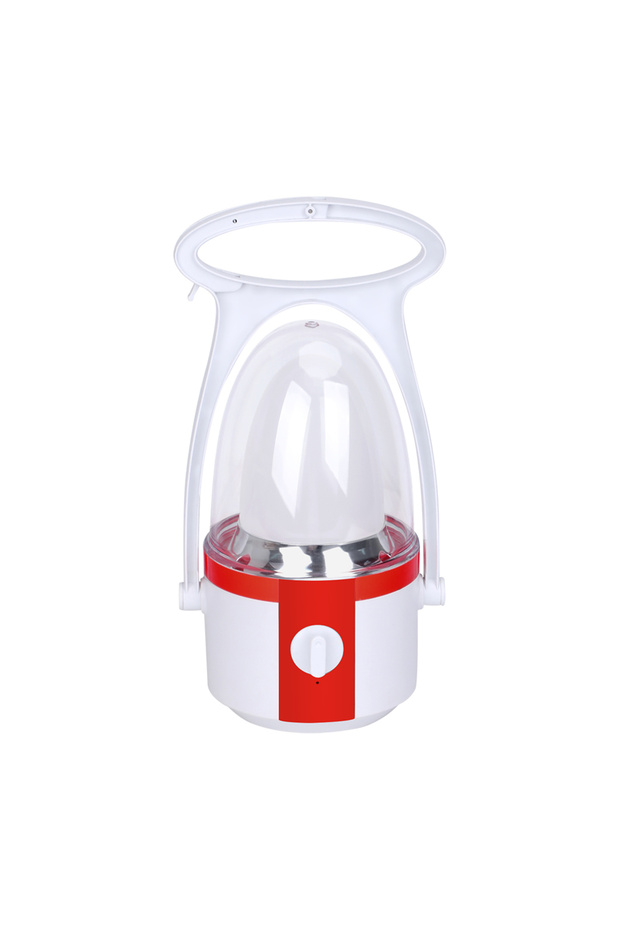Rechargeable LED Camping Lantern Red/White - 1