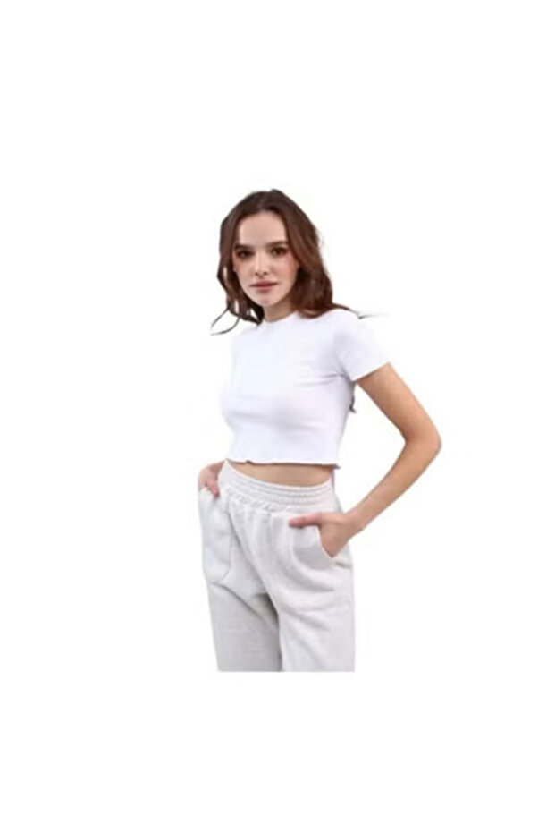White Eho Crop Top - 1