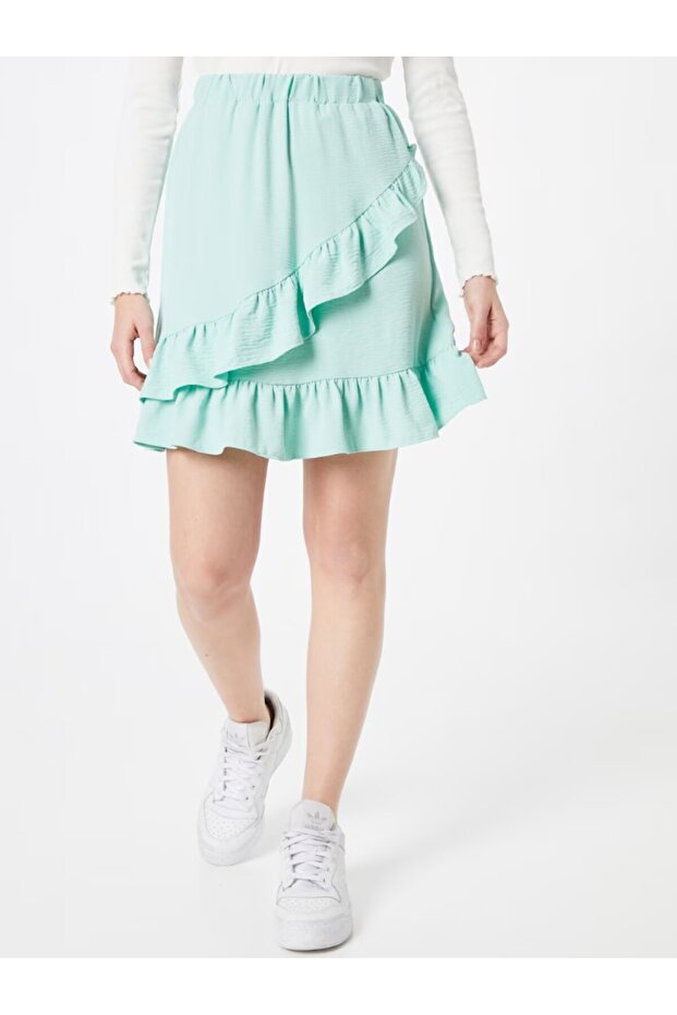 - Fustă pastel cu volane - 1