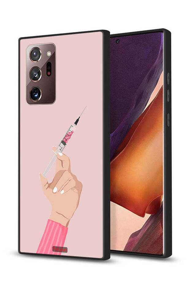 غطاء حماية لهاتف سامسونج جالكسي نوت 20 ألترا بنقشة Love Injection