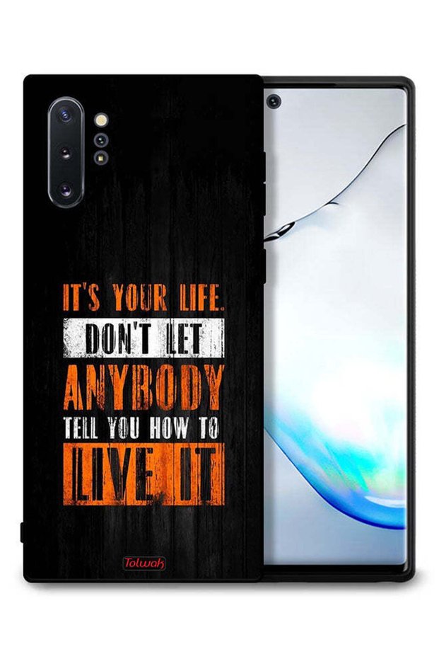 غطاء حماية لهاتف سامسونج جالكسي نوت 10 بلس "Its Your Life"