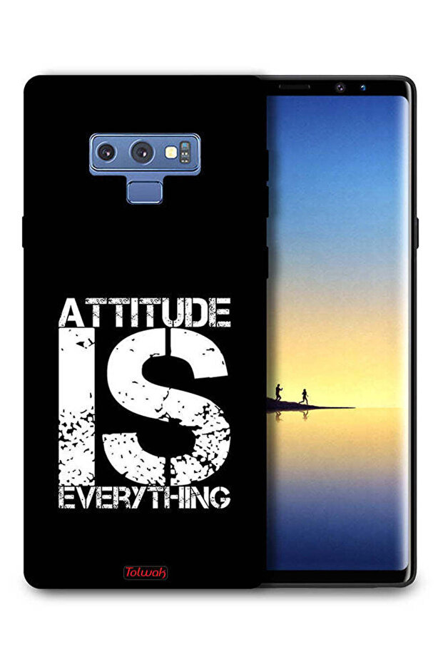 غطاء حماية لهاتف سامسونج جالكسي نوت 9 - Attitude Is Everything