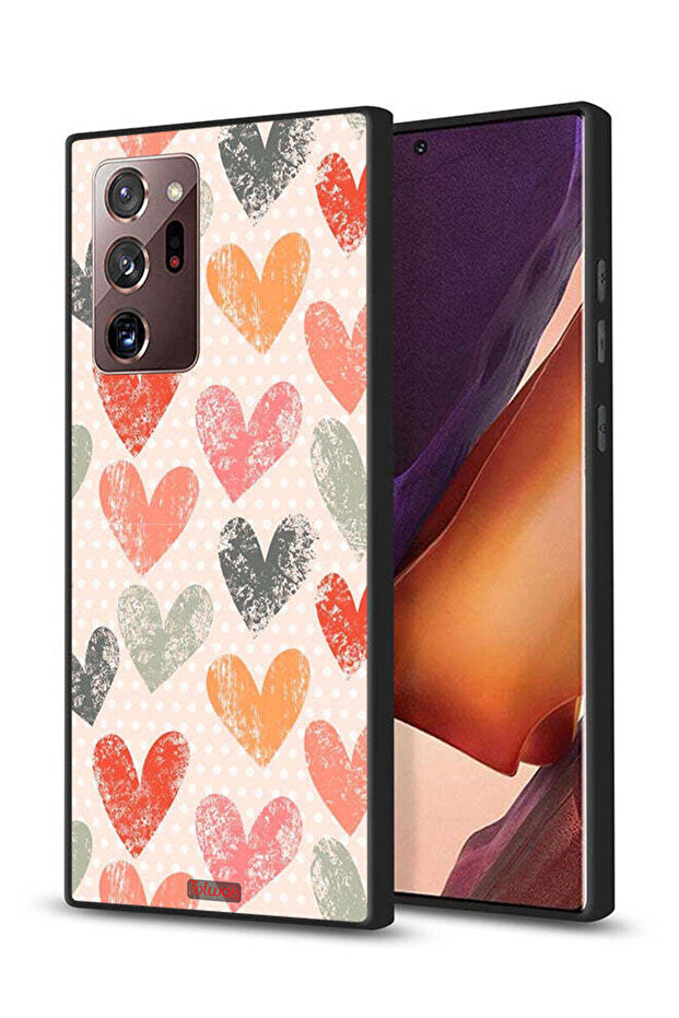 Samsung Galaxy Note 20 Ultra Protective Case Cover Hearts Art