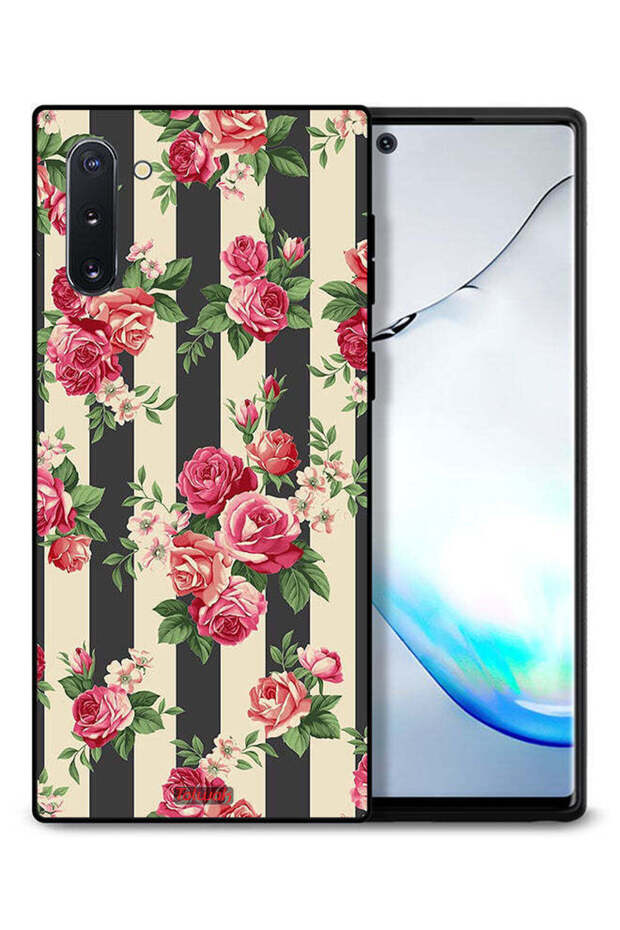 Samsung Galaxy Note 10 Protective Case Cover Roses Pattern