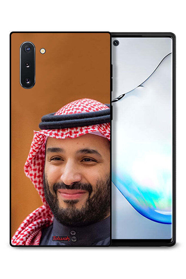 غطاء حماية لهاتف سامسونج جالكسي نوت 10 محمد بن سلمان