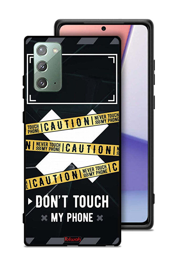 Samsung Galaxy Note 20 Protective Case Cover Caution Never Touch My Phone