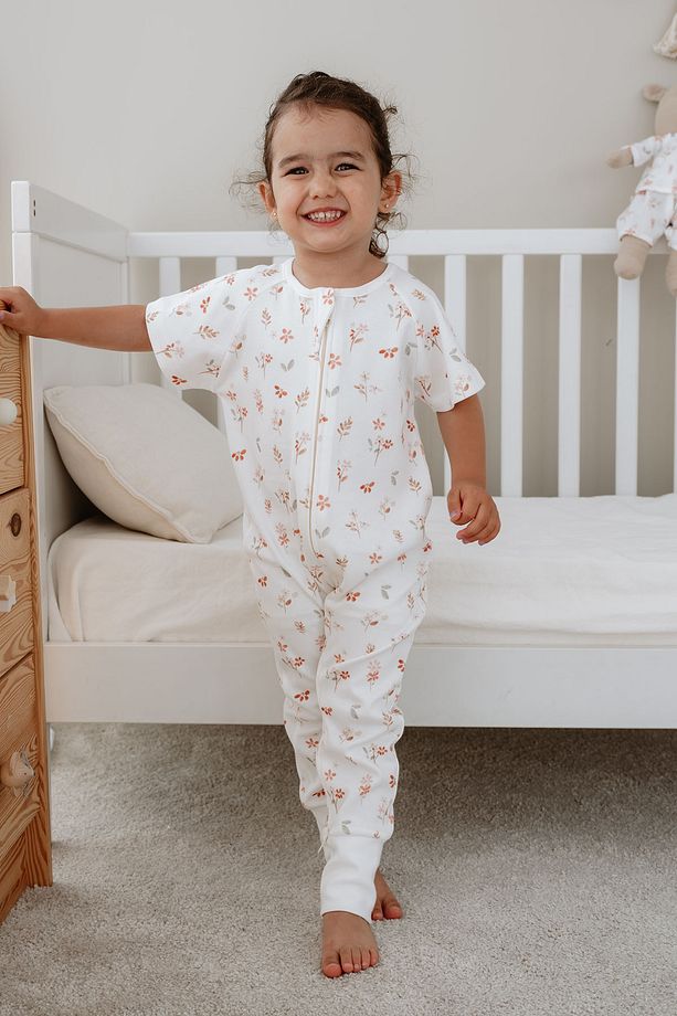 0.5 TOG Yazlık Bebek Ve Çocuk Uyku Tulumu - Pureline Series - Soft Bloom - 1