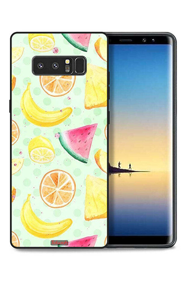 Samsung Galaxy Note 8 Protective Case Cover Fruits Watercolor Art
