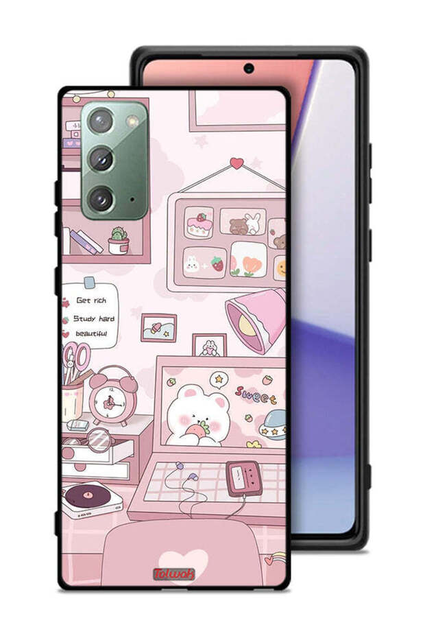 Samsung Galaxy Note 20 Protective Case Cover Get Rich Study Hard