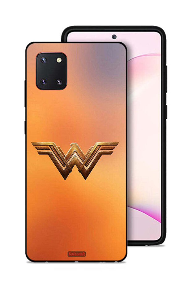 غطاء حماية لهاتف سامسونج جالكسي نوت 10 لايت بشعار Wonder Women