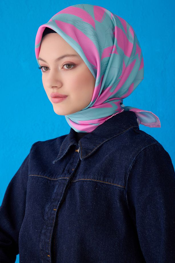 BELLİ SAF İPEK EŞARP 4123D (TWİLL)-33 - 1