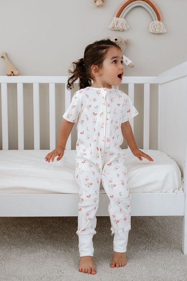 0.5 TOG Yazlık Bebek Ve Çocuk Uyku Tulumu - Pureline Series - Soft Bloom - 4