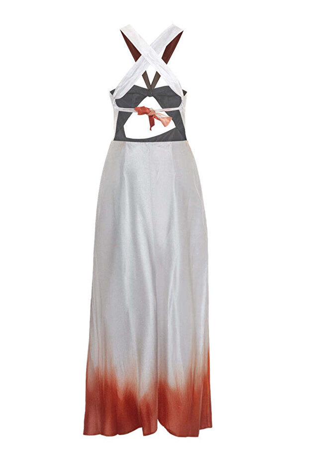 GRACE MIDRIFF DEKOLTELİ ELBİSE - 4