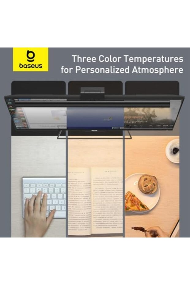 Computer Monitor Light Bar E-Reading USB Powered Monitor Clamp Lamp Dimmable Eye Protect Moni - 5