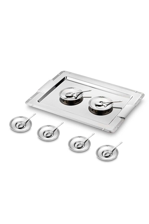 4200 Çelik Çay Seti 13 Parça - 5