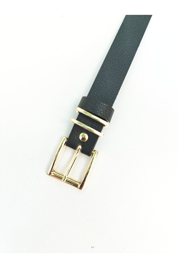 curea de damă negru bronz pachet dublu - 2