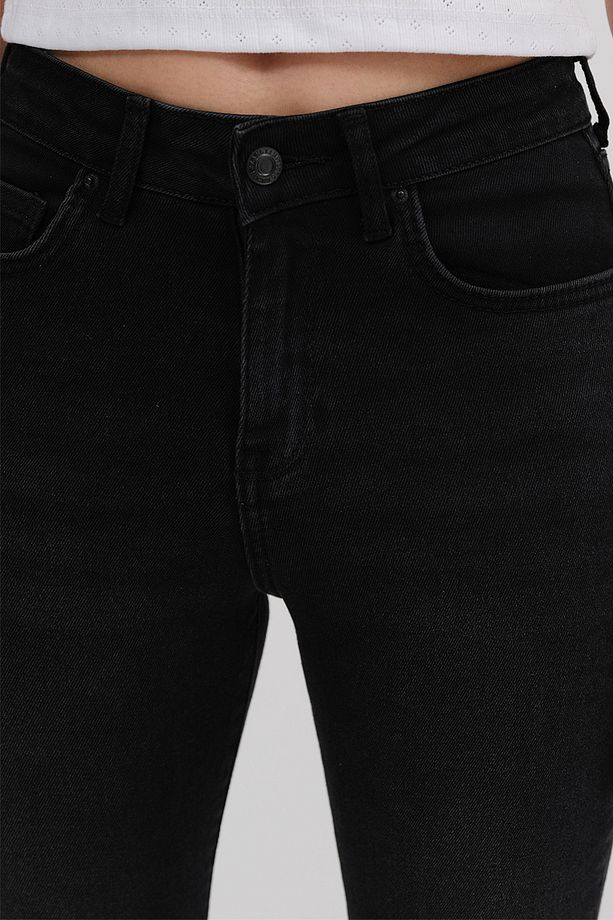 Yüksek Bel Flare Jean PN8677-PNC - 3