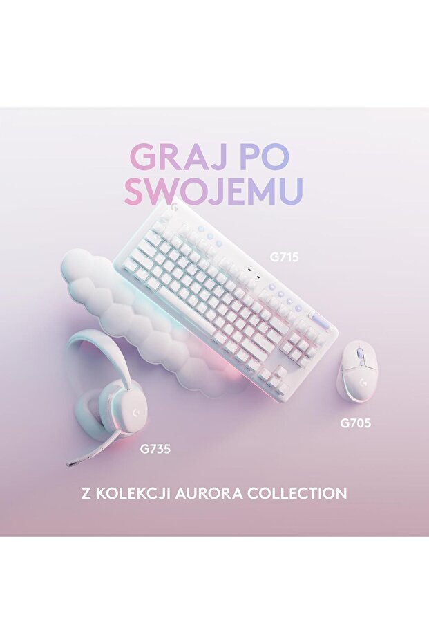 Logitech G705 Gaming Mouse-White - 7