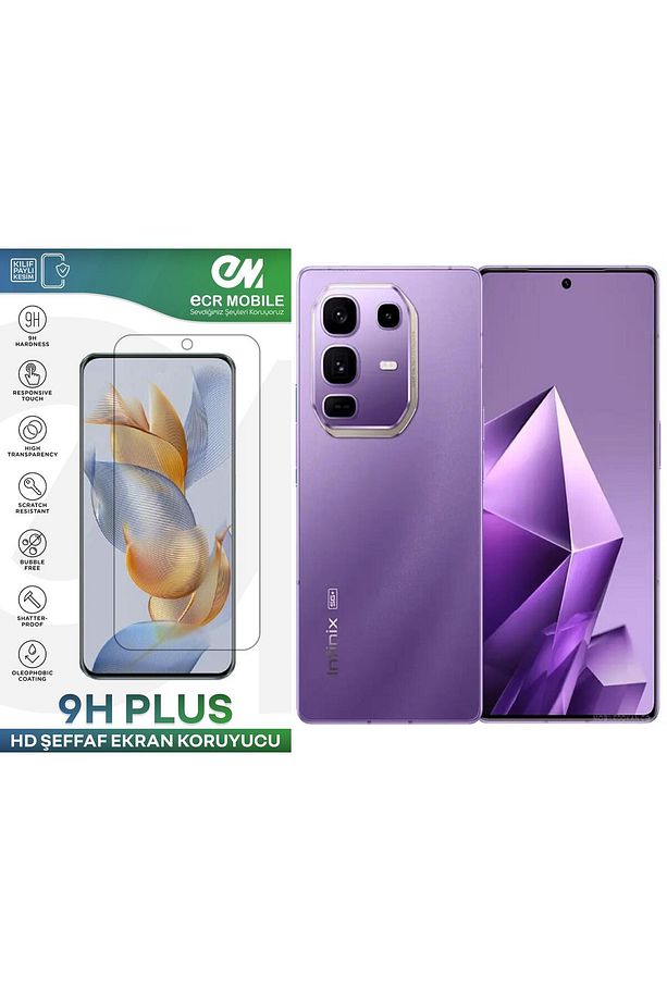 Infinix Note 50 Pro Plus Ekran Koruyucu 9H Esnek Nano Cam Tam Uyumlu Şeffaf - 1