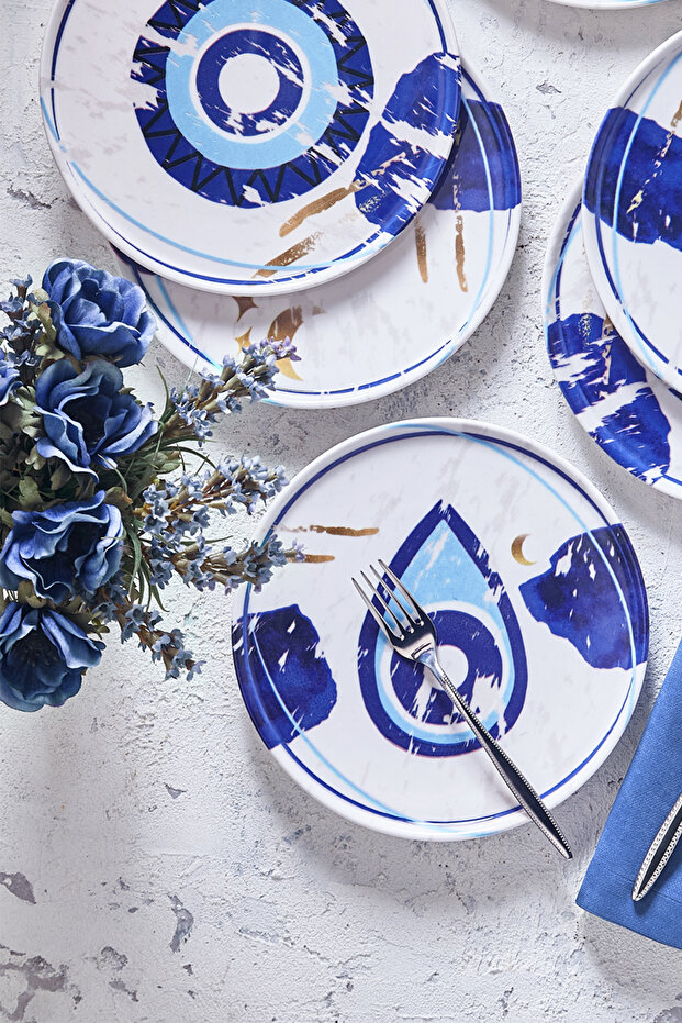 Teos 6 Parça Pasta Tabağı Seti - 2