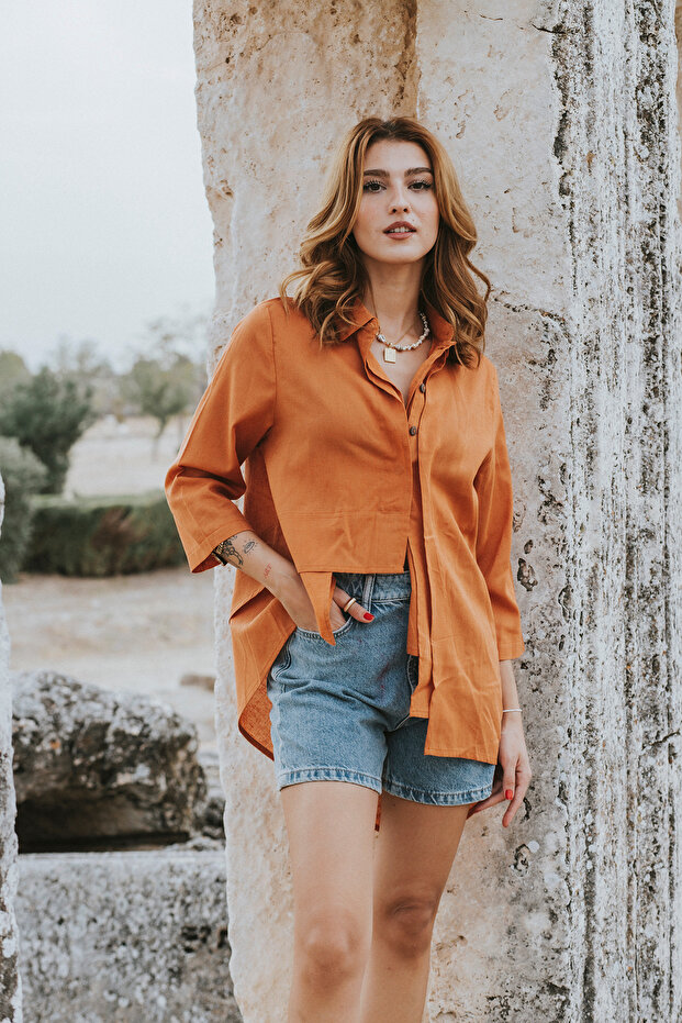Dozza Women's Linen Shirt