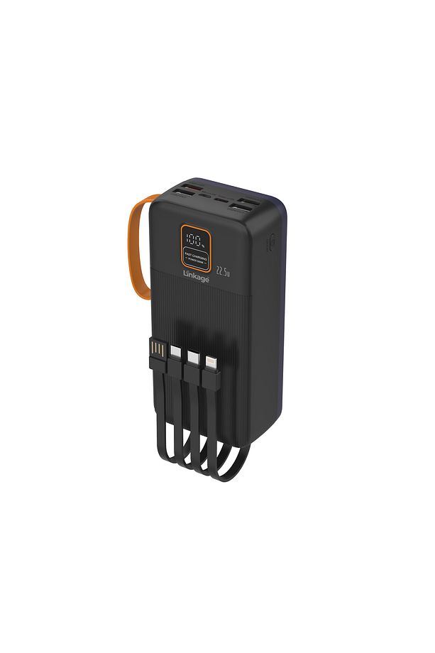30.000 Mah 4xusb LCD Ekranlı 22.5W Dahili Mikro, Type-C, Lightning Powerbank Lkp-43 - 4