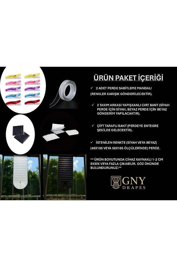 KENDİNDEN YAPIŞKANLI PRATİK PERDE - 6