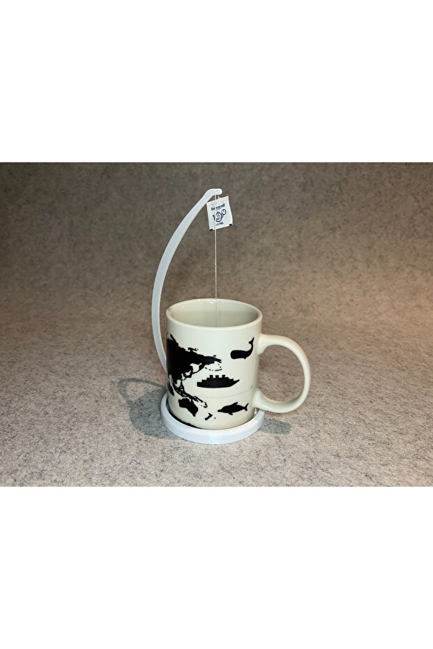 حامل أكواب أكياس الشاي مع خطاف - 1