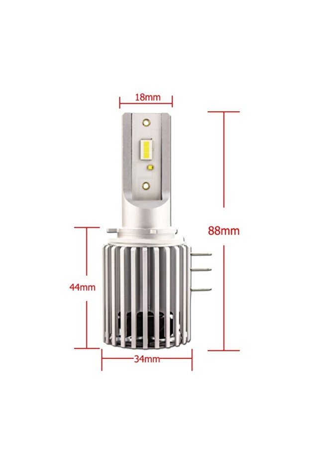 Set of 2 Techstar® X9 Auto LEDs, H15, CSP and ZES 40w, 4000 Lumens, 6500K, AUTO, 12-24 Volts - 6
