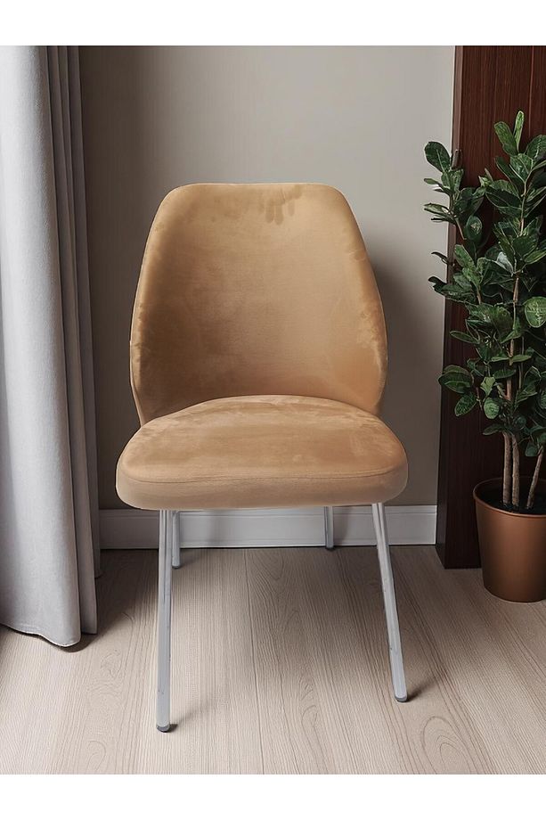 Açelya Silver 4 Kişilik BabyFace Salon & Mutfak Masa Takımı Mdf Lak Panel - 6
